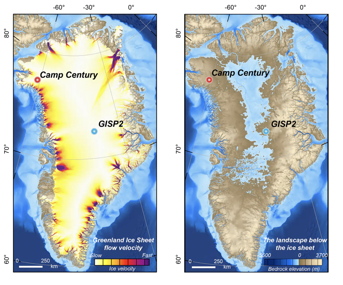 Ancient leaves preserved under a mile of Greenland’s ice and lost in